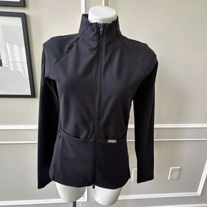 Figs On Shift Contourknit Jacket Women's Medium Black worn once  $98.